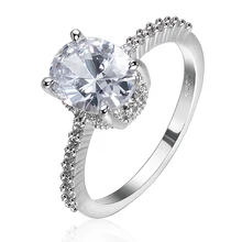 Новые Элегантные женские тонкие маленькие кольца с кристаллами из страз Свадебные обручальные кольца ювелирные изделия Размер 6-9