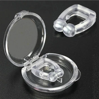 

10pcs/set Silicone Magnetic Anti Snore Stop Snoring Nose Clip Sleep Tray Sleeping Aid Apnea Guard Night Device with Case