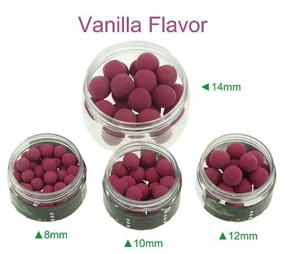vanilla flavor Mosodo, бусины для ловли карпа, плавающие, всплывающие, бусинки, ПВА, шарики, бойлы, приманки, приманки, наживки, всплывающие цветные приманки в одной бутылке - Цвет: vanilla flavor