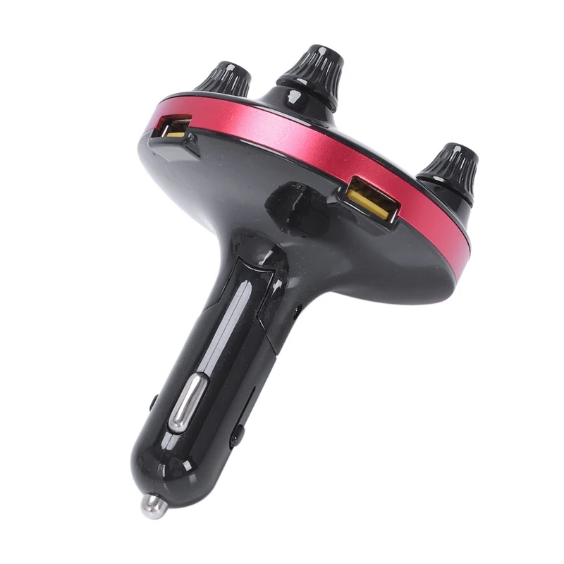Автомобильный MP3-плеер Bt13 Bluetooth Handsfree Phone Dual Usb Bluetooth 4,0 автомобильное зарядное устройство Fm дисплей напряжения излучения