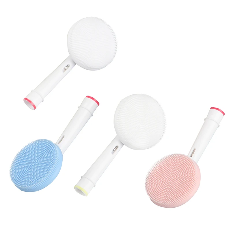

2 Pcs/Set Electric Toothbrush Replacement Facial Cleansing Brush Head Electric Toothbrush Cleansing Head Professional Face Care