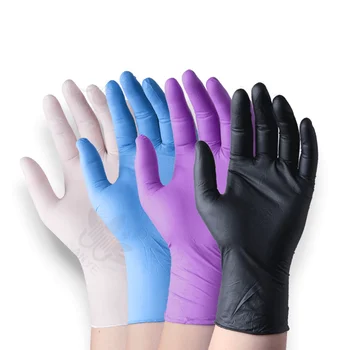 

Disposable 100Pcs/Box Tattoo Gloves Waterproof Tattoo Supplies Gloves Machine Kits Fingers Protector Latex Non-toxic Accessories