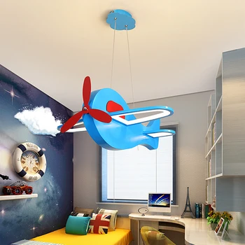 

New Aircraft Modern Led Pendant Lights for Children's Room Bedroom Hanging Lamp Suspension Luminaire Pendant Lamp Light Fixtures