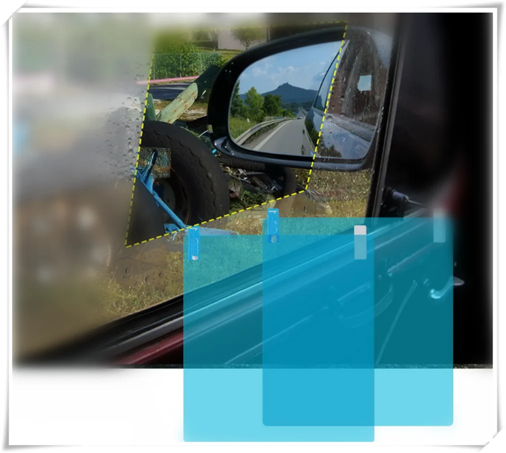 Universal car accessories rearview mirror nano waterproof membrane for BMW E88 1M F20 F21 F15 X5M E71 X6 X6M E46 E90 E91 E92