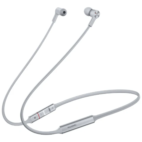 Gray huawei FreeLace Sport Wareless Bluetooth наушники водонепроницаемые в уши кабель памяти металлическая полость кремния магнитный переключатель - Цвет: Gray