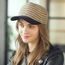 Sedancasesa модная бейсболка для женщин Snapback Кепка s солнцезащитные козырьки шляпы весна-осень для девочек грязная сетчатая Кепка клетчатый узор