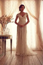 New Arrival Cap Sleeves V Neck Floor Length 2018 Vestido De Noiva Bling Bridal Gown Open Back mother of the bride dresses