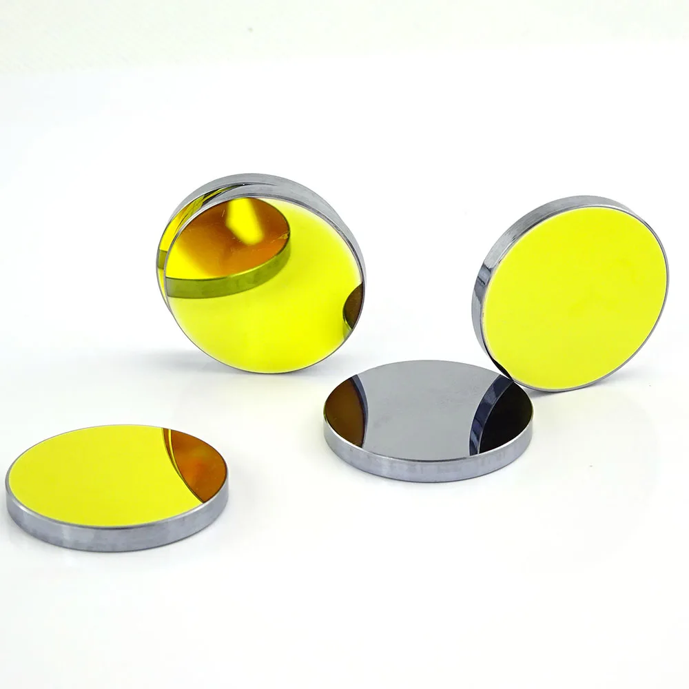 Высококачественный силиконовый лазерный зеркальный диаметр. 25 мм золото с