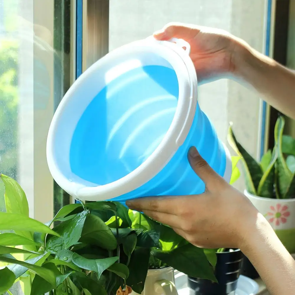 10/5/3/1,5 L многофункциональное складное ведро для мытья автомобиля на открытом воздухе Рыбалка круглый Ванная комната кухонное ведро