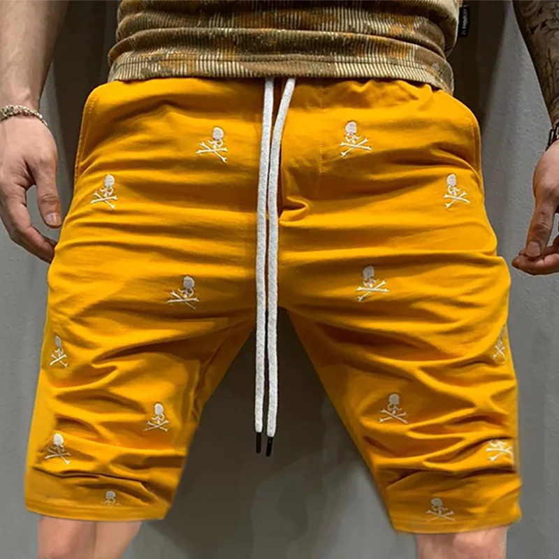 Summer New High Street Fashion Fitness 3D Printed Five-Point Pants Men Outdoor streetwear beach casual pants Gym jogger shorts smart casual shorts Casual Shorts