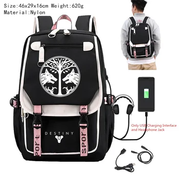 

new Game Destiny iron banner Backpack Men Women Nylon Backpacks Travel Laptop Bags Boys Girls School Bags