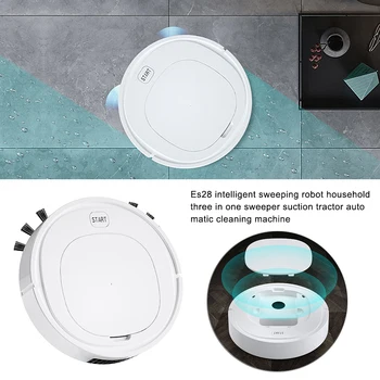

3 In 1 ES28 Smart Robot Vacuum Cleaner USB Rechargeable House Robot Floor Sweeping Household Bedroom Cleaning Smart Machine