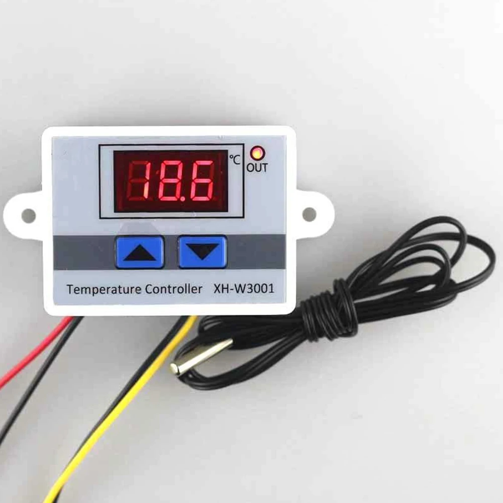XH-W3001 10A цифровой Температура контроллер 12V 24V 220V качества регулятор температуры с термопарным термостат с ЖК-дисплей дисплей