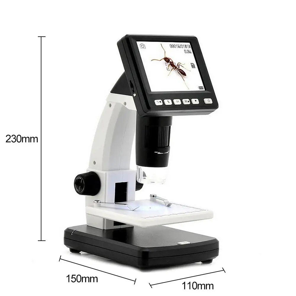 UM038 5MP HD 3,5-Inch lcd USB подключение многофункциональный настольный цифровой микроскоп видеокамера регистратор для насекомых Observatio