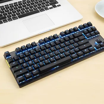 

2.4GWired 87Keys Keyboards Dual Modes Keyboard for Win XP 7 10 Vista Android AS99