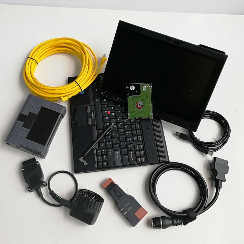 Автоматический диагностический инструмент для BWM автомобилей Icom A2+ B+ C с V12. программным обеспечением ISTA-D 4,20 ISTA-P 3,66 в новом SSD/HDD и б/у X201T I7