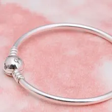 925 пробы серебряный браслет с мультяшной мышкой с кристальной застежкой, браслет-цепочка в виде змеи, женский браслет с бусинами, самодельные ювелирные изделия