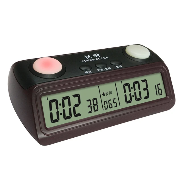 Leap pq9918 relógio de xadrez digital carga usb multifuncional jogo de ir  contagem para cima para baixo xadrez alarme temporizador