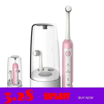 

360°Rotating Electric Toothbrush For Kids Whitening Deeply Clean 2-14 old Years Baby Brush head for children Electric Toothbrush
