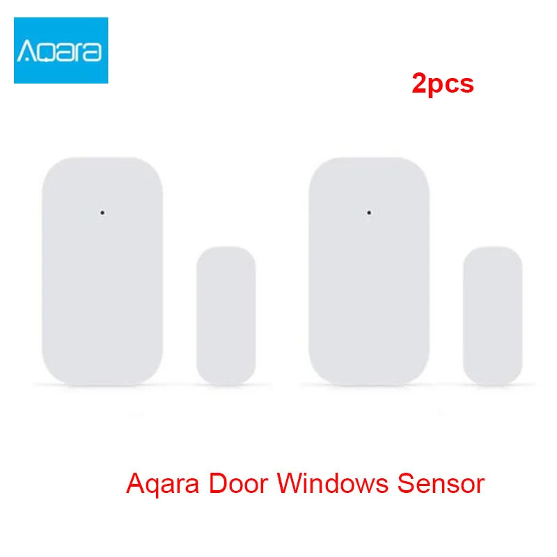 Xiao mi Aqara дверной датчик mi jia комплект для умного дома функция Zigbee работа через приложение mi Home контроль сигнализации датчик двери - Цвет: 2pcs door sensor