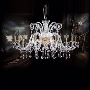 

New Luxury Crystal Ceiling Chandelier Lighting Modern for Living Room Indoor Lamp K9 Top Grade Decoration Luxury Candle