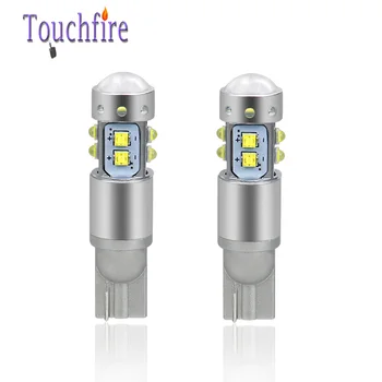 

2PCS T10 W5W 194 Canbus LED Car Bulb Auto Interior Reading Dome Side Marker Light Tail Lamp Reading light Wholesale White 12V