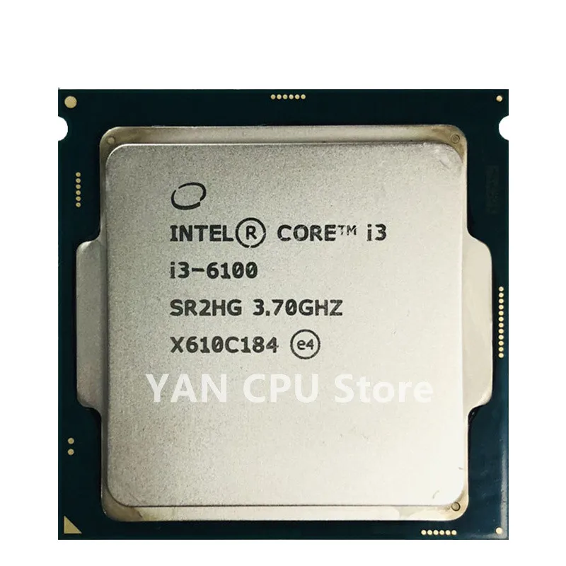 Бесплатная доставка процессор Intel Core i3-6100 i3 6100 3 7 ГГц двухъядерный