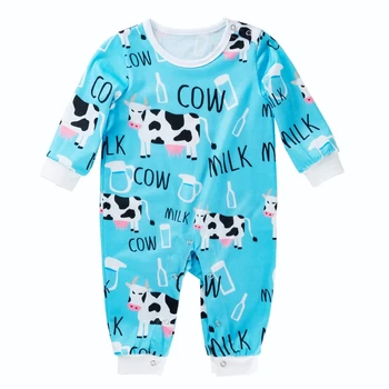 

Baby Clothes Cotton Round Neck Baby One-Piece Clothes Cute Cartoon Hippo Jumpsuit Girls Boys