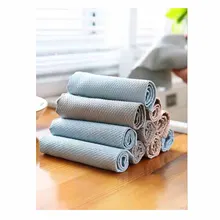 

5Pcs Fish Scale Cloth Rag Cleaning Cloths Fish Scale Microfiber Polishing Cleaning For Car Windscreen Goblet Water-tap