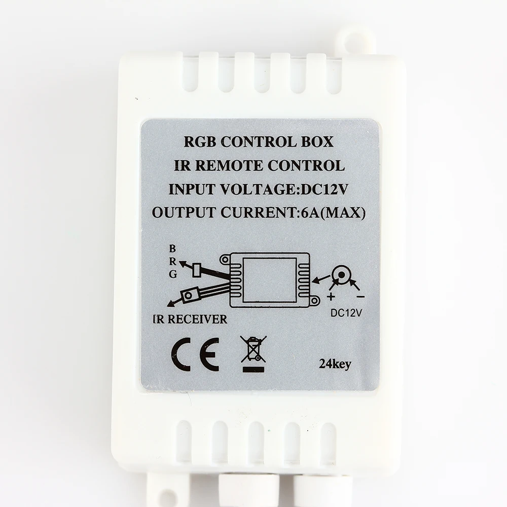 Светодиодный диммер с 24 клавишами ИК RF RGB SMD 3528 беспроводной дистанционный