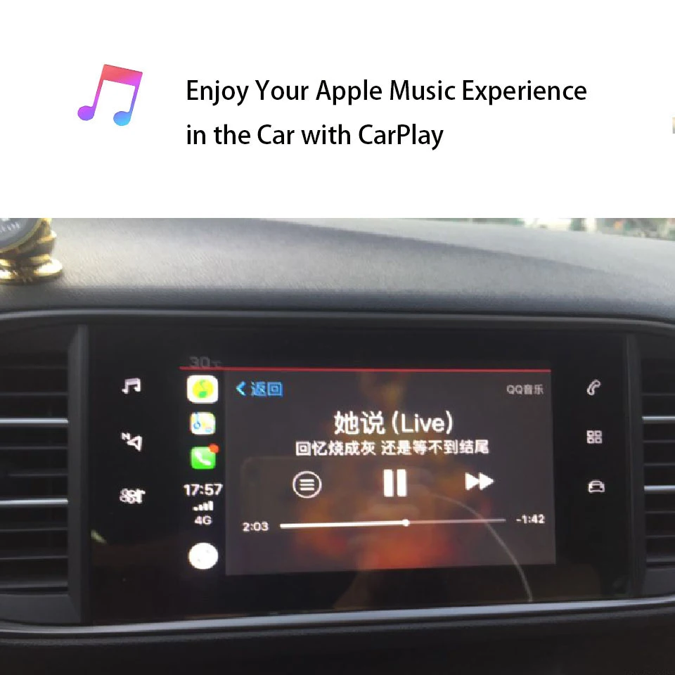 WIFI Wireless Apple Carplay Car Play For Peugeot 308 2013 2014 2015 2016 2017 SMEG / SMEG+ Android Mirror Support Rear Front CM
