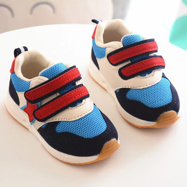 Новая спортивная детская обувь детские туфли для мальчиков Демисезонный сетка с сетчатой тканью дышащая повседневная обувь для девочек; обувь для бега для детей