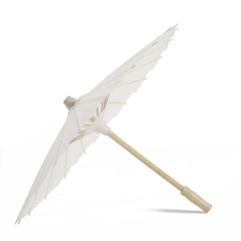 Oil-paper White Umbrella China Traditional Dance Props Parasols Hand Made Decorations TN88 | Дом и сад