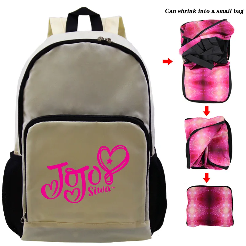 photo colour Дети Jojo Siwa рюкзак для девочек школьная сумка супер звезда школьный персональный книга сумки печать mochila большой емкости Bolsa - Цвет: photo colour
