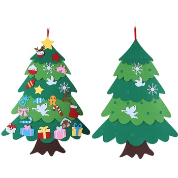 

2020 Felt Christmas Tree New Year Gifts Christmas Ornaments Santa Claus Xmas Tree Christmas Decoration