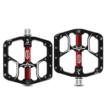 

Cxwxc Bike Pedals Flat 3 Sealed Bearings Bicycle Pedals Wide Platform Bike Pedals for Road Bike