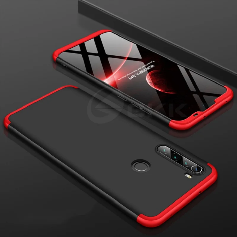 Оригинальный чехол GKK для Xiaomi Redmi Note 8 Pro 8T тонкий защитный 360 с матовым стеклом