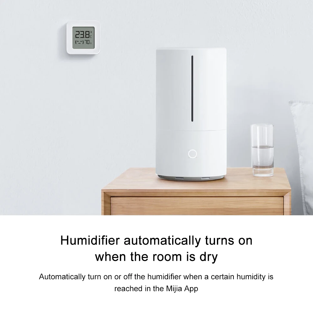 Xiaomi Mijia Thermometer 2 Bluetooth-compatible Smart Remote Control Temperature Humidity Sensor with LCD Screen 5/4/3/2 Pcs smart temperature sensor,smart thermometer,temperature humidity meter