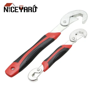 

NICEYARD Hand Tool Multifunction Ratchet Wrench Spanner Universal Wrench Adjustable Grip Wrench
