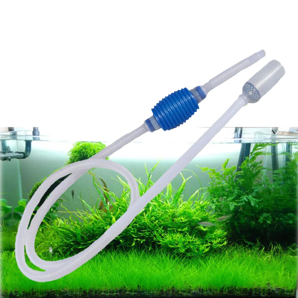 Easy To Operate Aquarium Water Filterfish Tank Gravel Vacuum Cleaning Cleaner Siphon Pump Tool Hot | Дом и сад