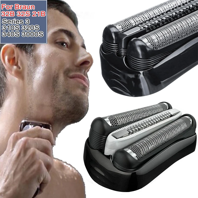 

Replacement Shaver Foil Head 32B 32S 21B 20S for Braun Cruzer6 Series 3 301S 310S 320S 360S 3000S 3010S 3020S 350CC Head Blade