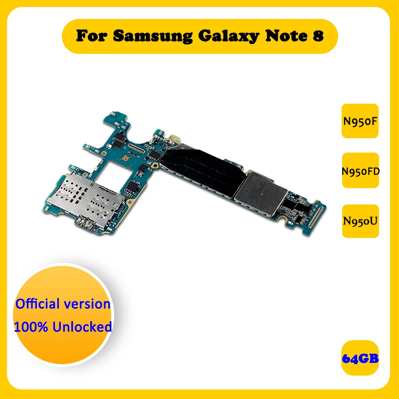 Хорошее тестирование материнской платы Samsung Galaxy Note 8 материнская плата для N950F N950FD