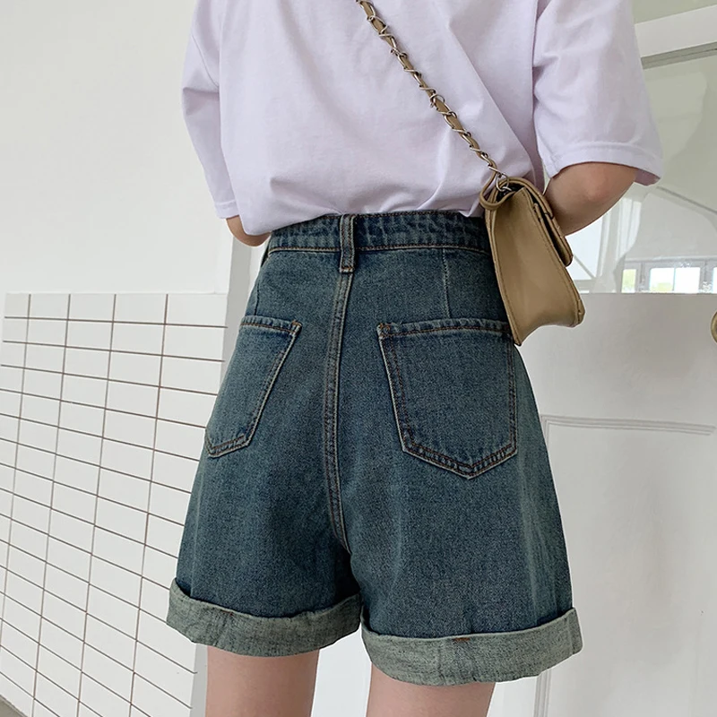 high waist korte broek