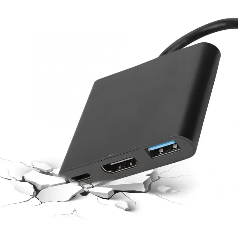 USB3.0 type-C многофункциональное зарядное устройство адаптер к HDMI ТВ конвертер для переключателя зарядное устройство адаптер