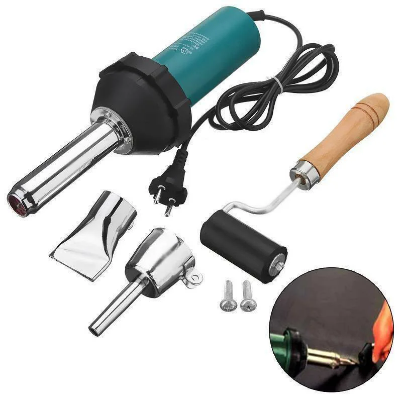 

Hot Air Welding Tool Kit Pistol Plastic Welder Heat Soldering Torch Set Pencil Tip Nozzle Practical Tools Parts