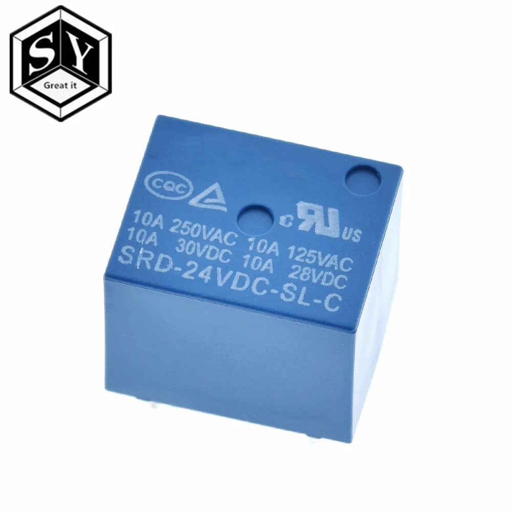 Реле SRD-03VDC-SL-C SRD-05VDC-SL-C SRD-06VDC-SL-C SRD-09VDC-SL-C SRD-12VDC-SL-C 3V 5V 6V 9V 12V 24V 48V 10A 250VAC 5PIN | Электронные