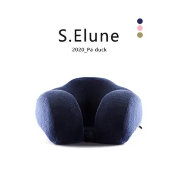

Adult Memory Cotton neck pillow Velvet Cloth pillowcase u shaped travel pillow plane nap pillow protect cervical health