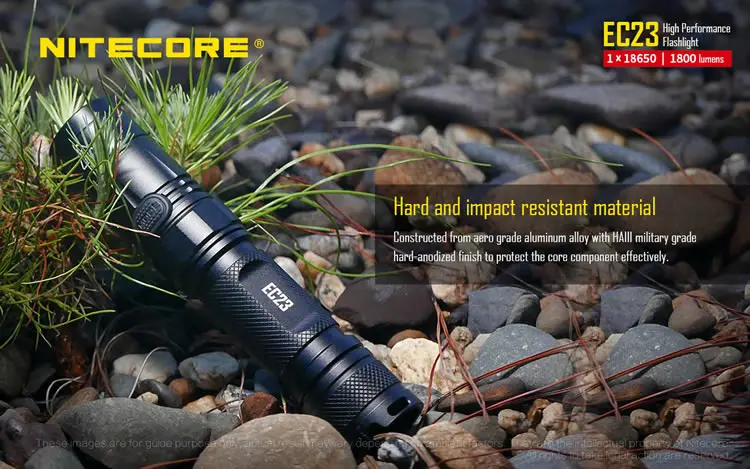 Nitecore EC23 1800 люменов CREE XHP35 HD E2 светодиодный высокопроизводительный фонарик с батареей(IMR18650 2500mAh 35A