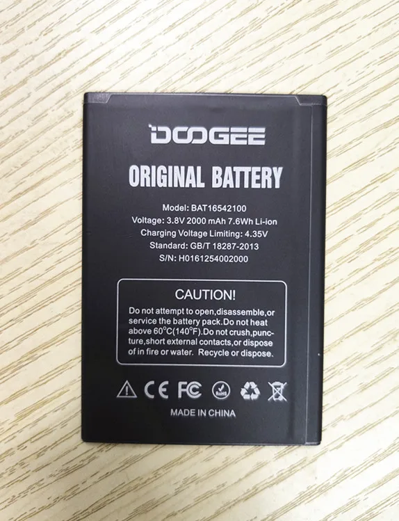B TAIHENG новый аккумулятор BAT16542100 BAT17542300 Для Doogee X9 MINI 5 0 дюйма для смартфона 2000