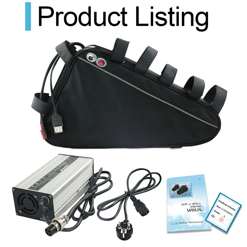 Best 48V 23.4Ah eBike Lithium ion Triangle Waterproof Battery 4A Charger For 1000W 750W 500W Bafang BBSHD BBS02 Kit Electric Bicycle 1 Best 48V 23.4Ah eBike Lithium ion Triangle Waterproof Battery 4A Charger For 1000W 750W 500W Bafang BBSHD BBS02 Kit Electric Bicycle 1